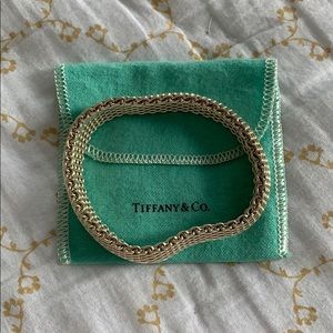 Tiffany Somerset mesh bangle in sterling